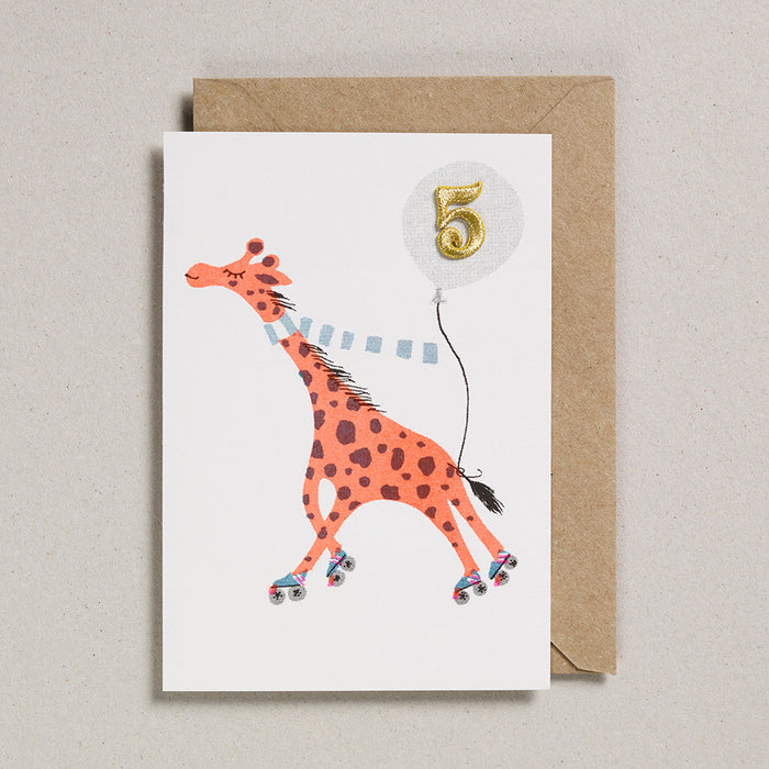 Petra Boase: Riso Pets Card - Giraffe (Age 5)