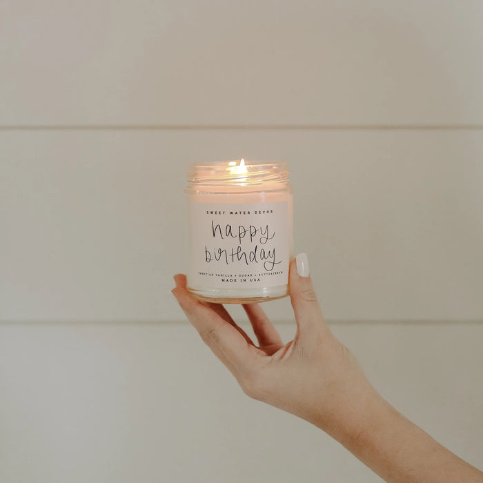 Happy Birthday Soy Candle