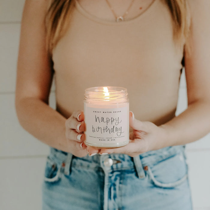Happy Birthday Soy Candle