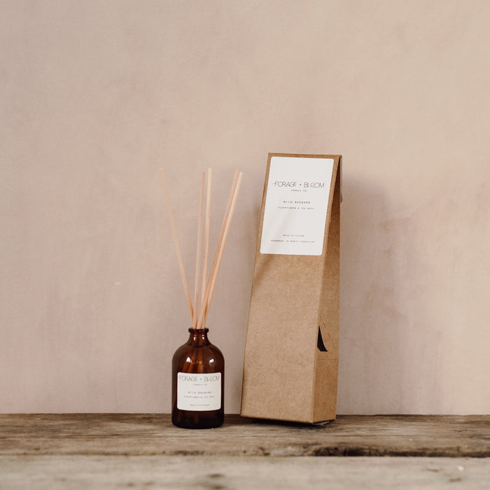 Forage + Bloom: Wild Rhubarb Reed Diffuser