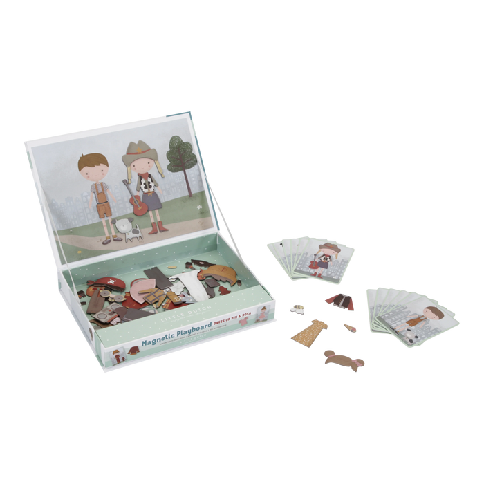 Little Dutch: Magnetic Playboard Jim & Rosa