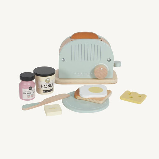 Little Dutch - Wooden toaster set - mint