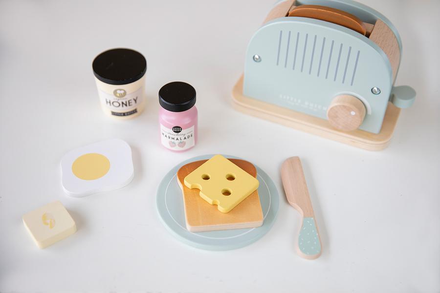 Little Dutch - Wooden toaster set - mint