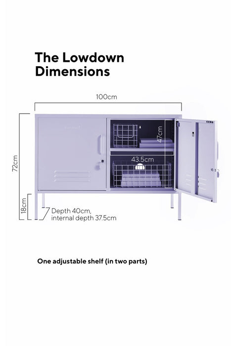 Mustard Made: Storage locker - the lowdown in lilac