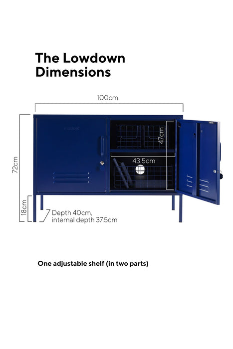 Mustard Made: Storage locker - the lowdown in navy