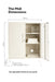 Mustard Made: Storage locker - the midi in white