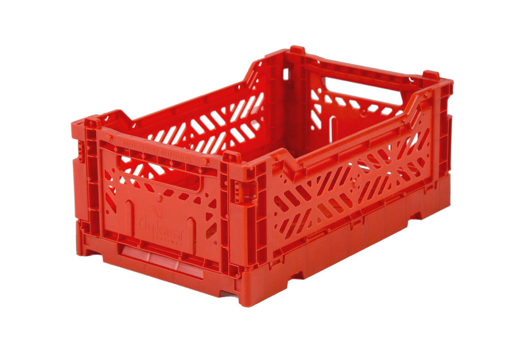Aykasa: Folding Crate - Mini - Red