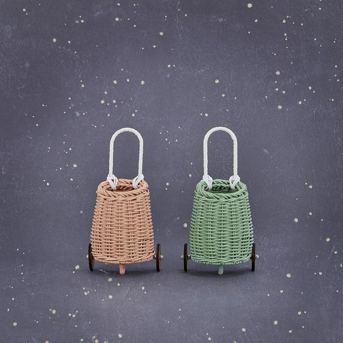 Olli Ella: Rattan Doll Luggy - Mint
