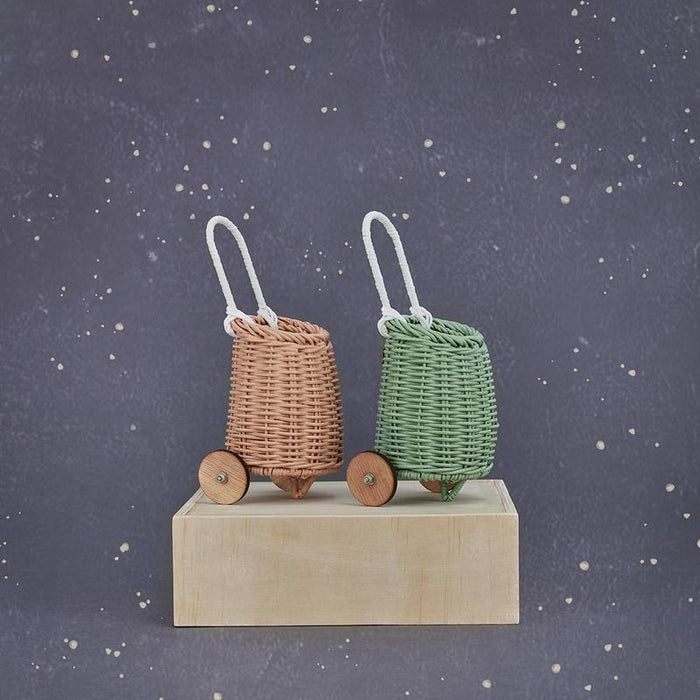 Olli Ella: Rattan Doll Luggy - Mint