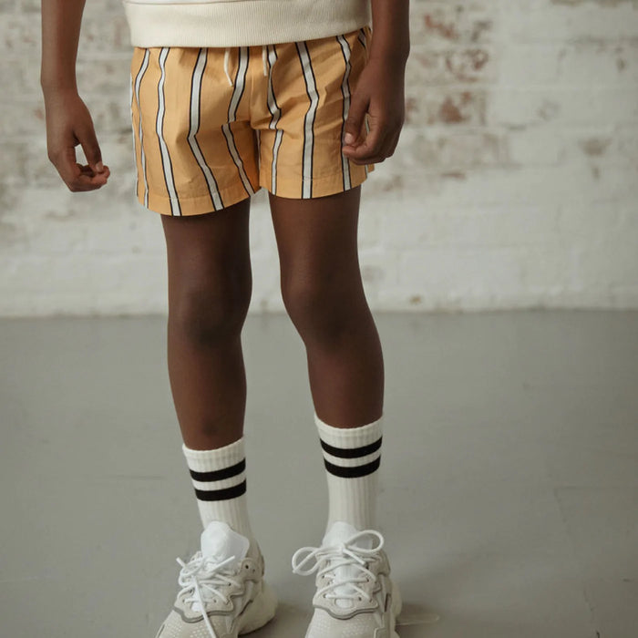 Another Fox: Stripe Woven Shorts - Kids