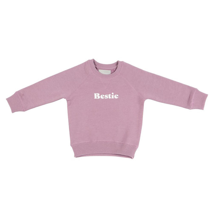 Violet 'bestie' sweatshirt