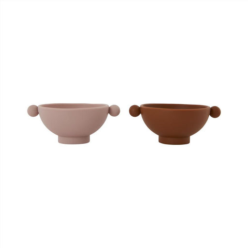 OYOY Living Design: Tiny inka bowl - set of 2 caramel/rose