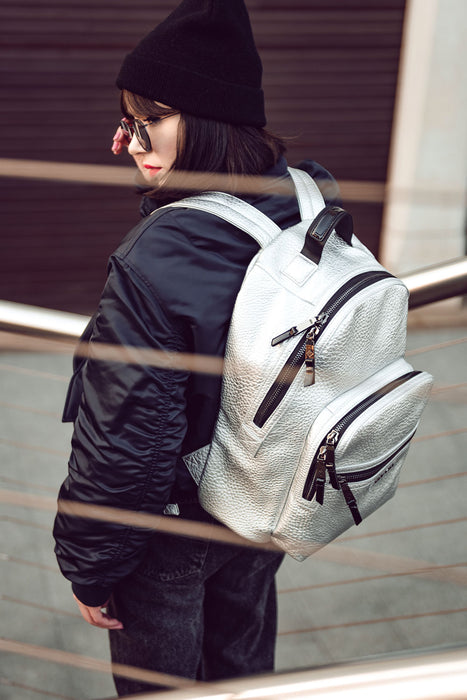 Tiba + Marl - Elwood Backpack - Silver