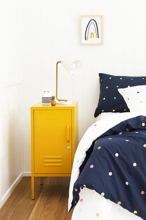 Mustard Made: Storage locker - the shorty in mustard to the left