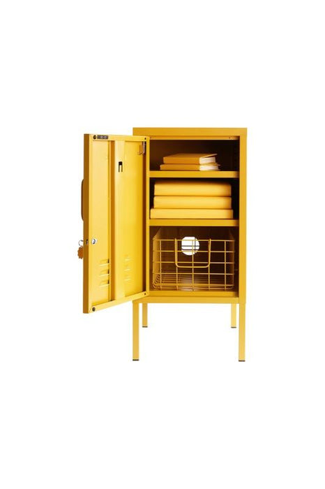Mustard Made: Storage locker - the shorty in mustard to the left