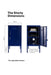 Mustard Made: Storage locker - the shorty in navy