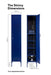 Mustard Made: Storage locker - the skinny in navy