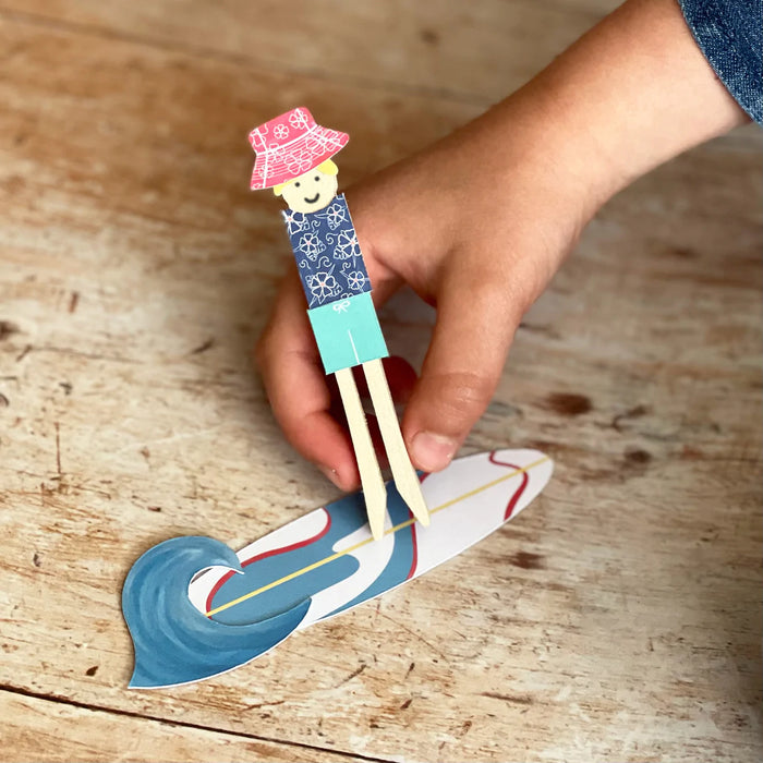 Cotton Twist: Make Your Own Surfer Peg Doll