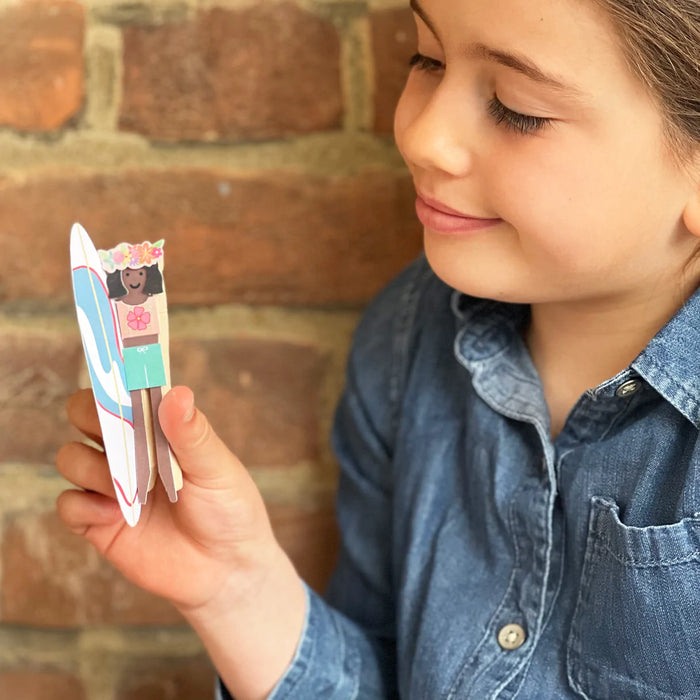 Cotton Twist: Make Your Own Surfer Peg Doll