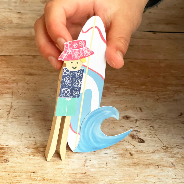 Cotton Twist: Make Your Own Surfer Peg Doll