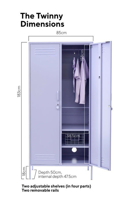 Mustard Made: Storage locker - The Twinny in lilac