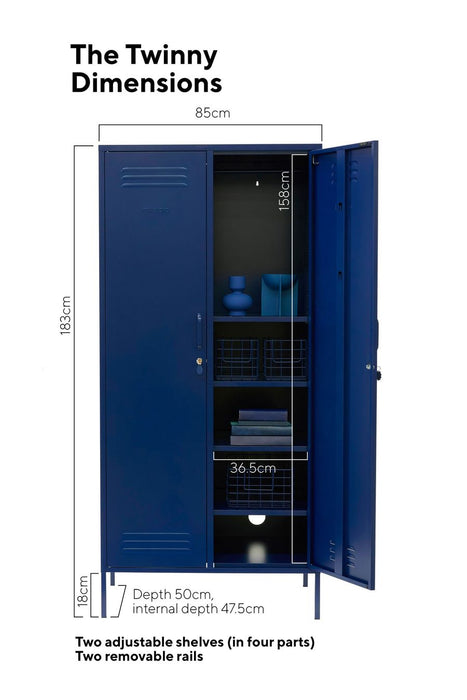 Mustard Made: Storage locker - The Twinny in Navy