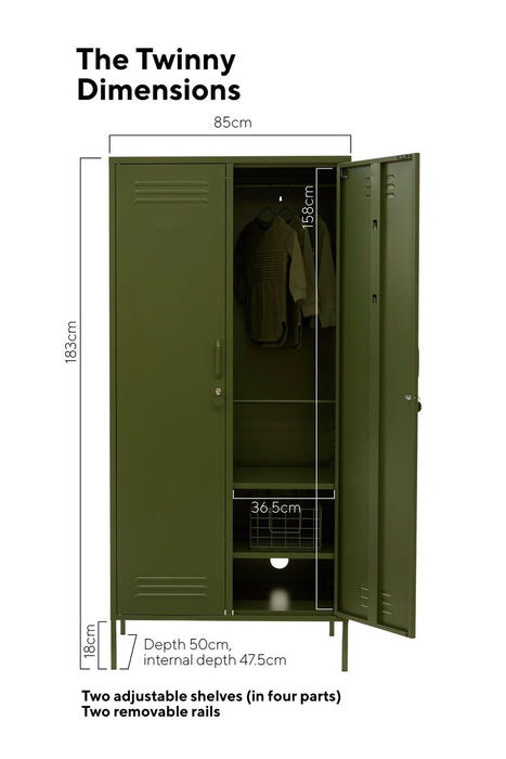 Mustard Made: Storage locker - The Twinny in Olive