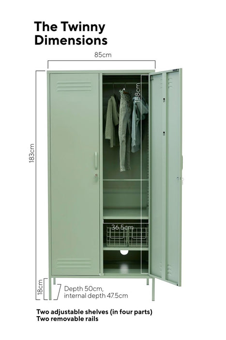 Mustard Made: Storage locker - The Twinny in Sage