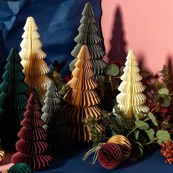 Kraft Paper Honeycomb Tree Decoration - Large