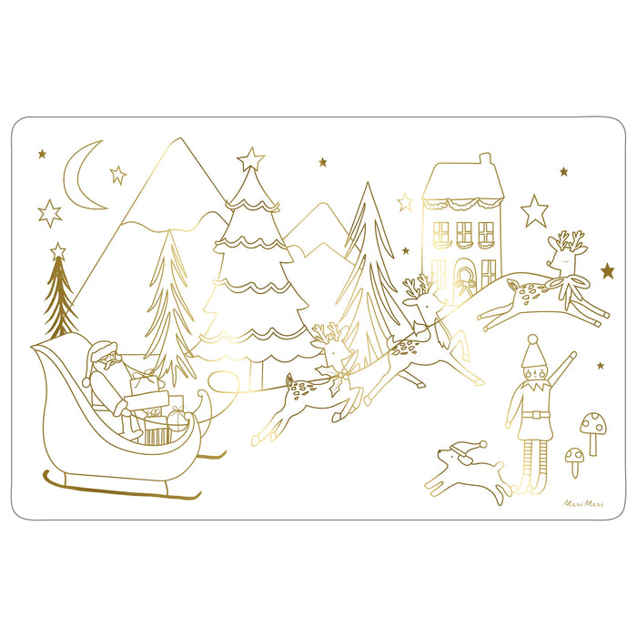 Meri Meri: Christmas Colouring Placemats (x 8)