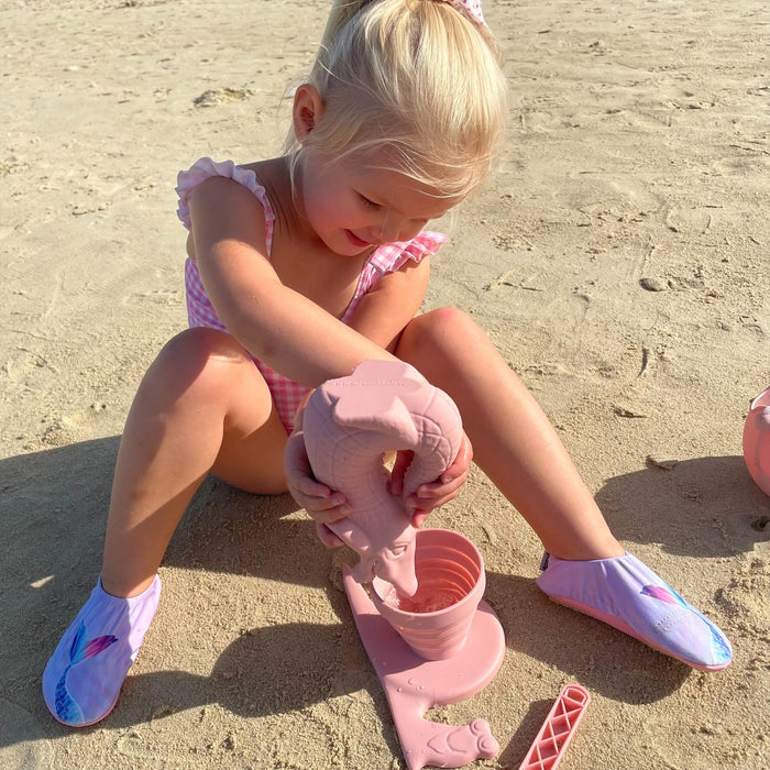 Scrunch: Crocodile - Flamingo pink