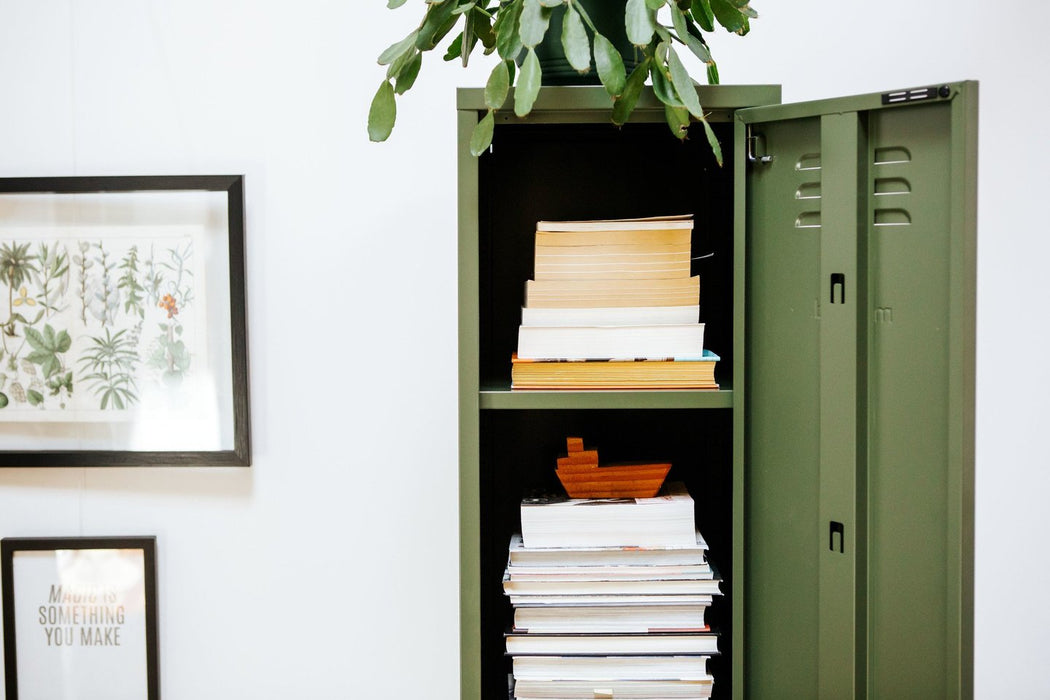 Mustard Made: Storage locker - the skinny in olive