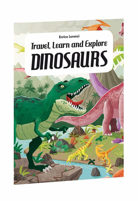 Travel, Learn, Explore: Dinosaurs Book & Jigsaw