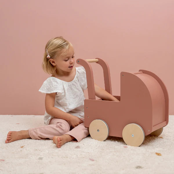 Little Dutch: Wooden Doll Pram