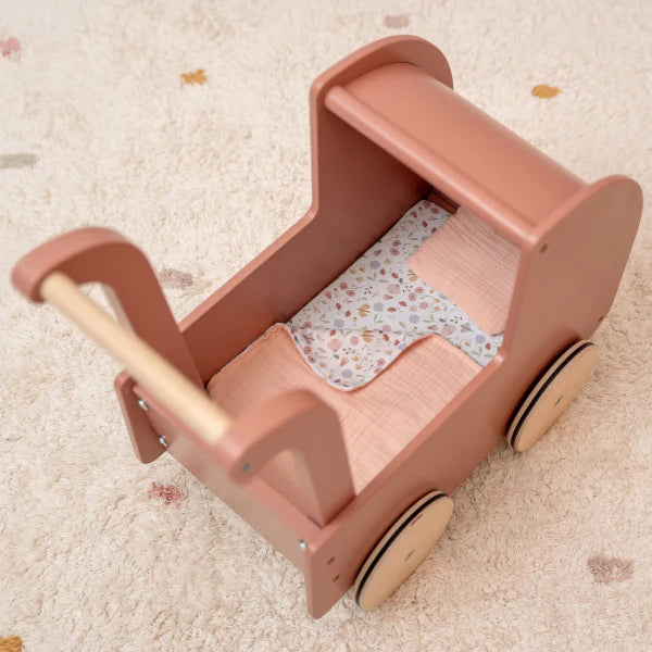 Little Dutch: Wooden Doll Pram
