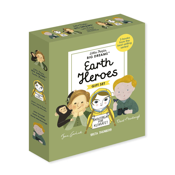 Little People Big Dreams - Earth Heroes Box Set Of 3 Books