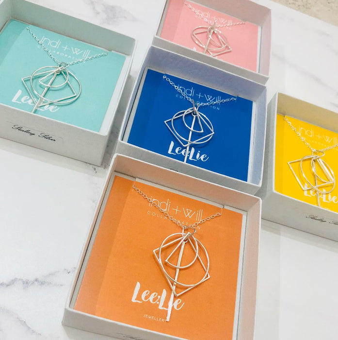 Indi + Will X Lee:Lie  - collaboration - Shapes Pendant