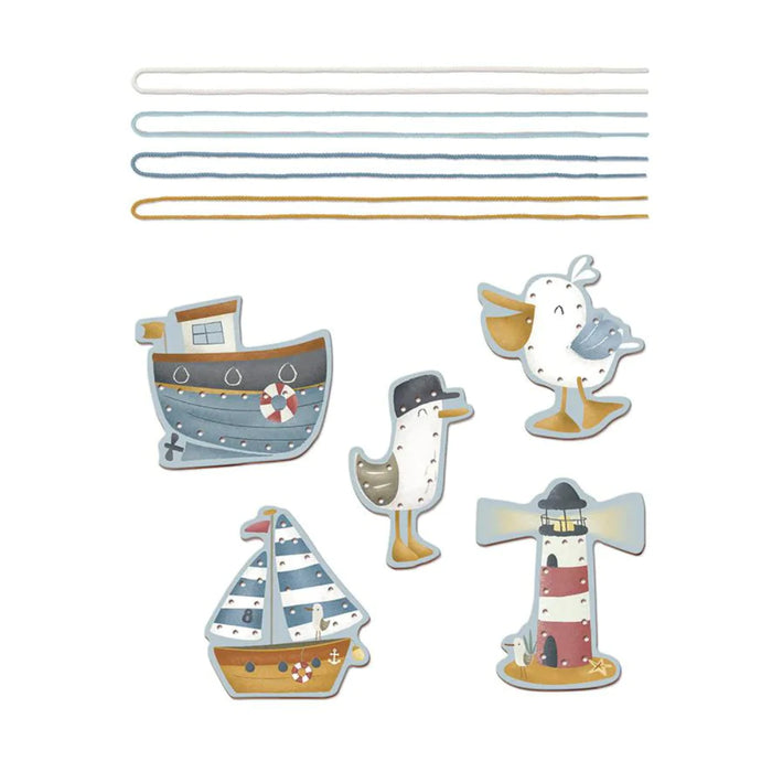 Little Dutch: Lacing Cards - Sailors Bay