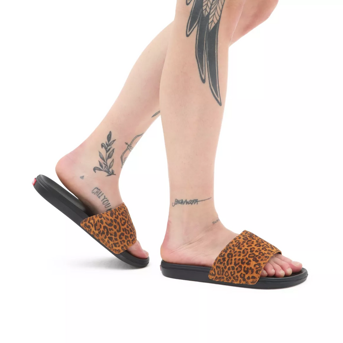 Vans: Cheetah La Costa Slide-On Shoes