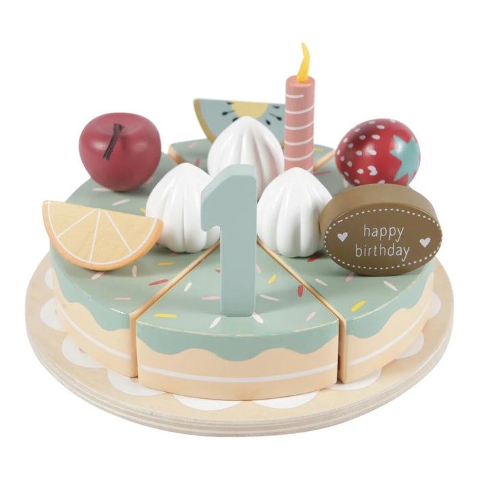 Little Dutch: Wooden Birthday Cake - 26 pcs