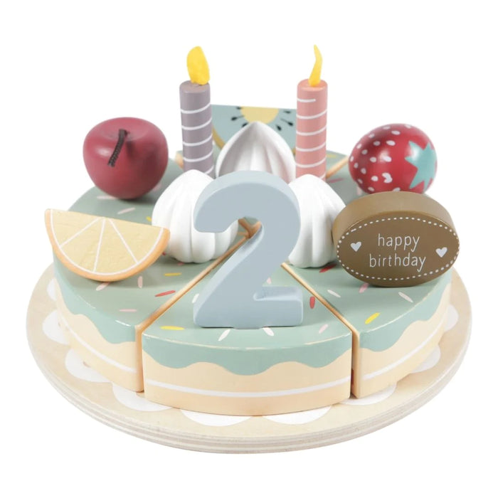 Little Dutch: Wooden Birthday Cake - 26 pcs