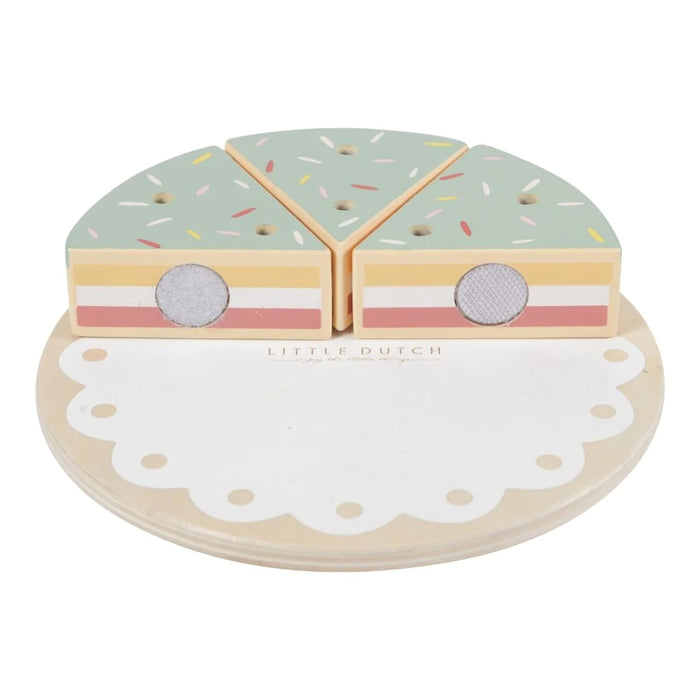 Little Dutch: Wooden Birthday Cake - 26 pcs