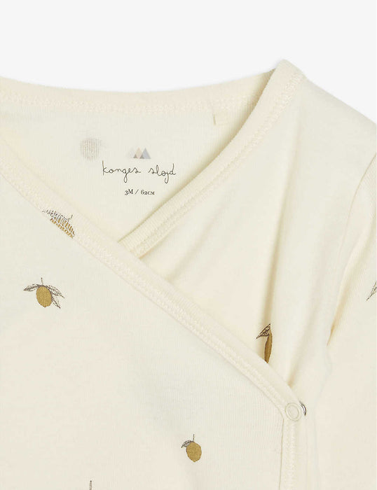 Konges Slojd: newborn onesie - lemon