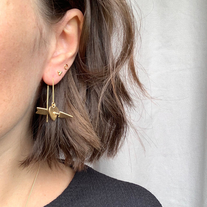Little Nell: Micro Circle Studs