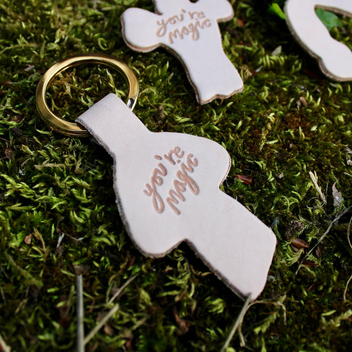 You're Magic Mushroom Key Fob - toadstool