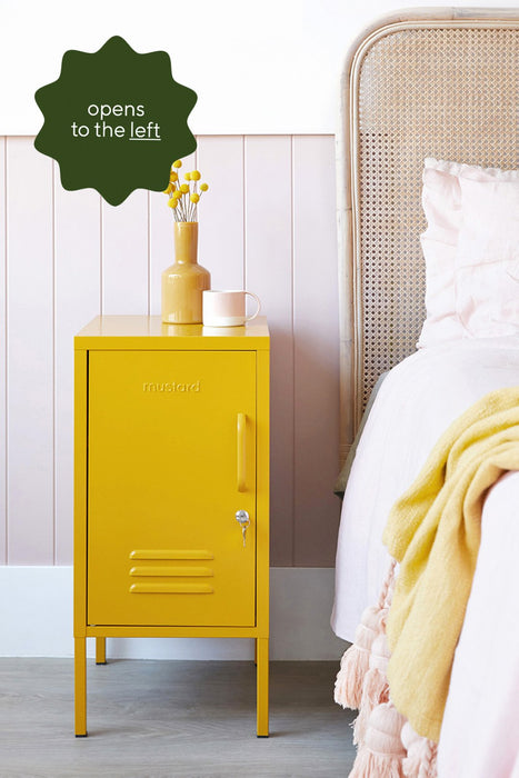 Mustard Made: Storage locker - the shorty in mustard to the left
