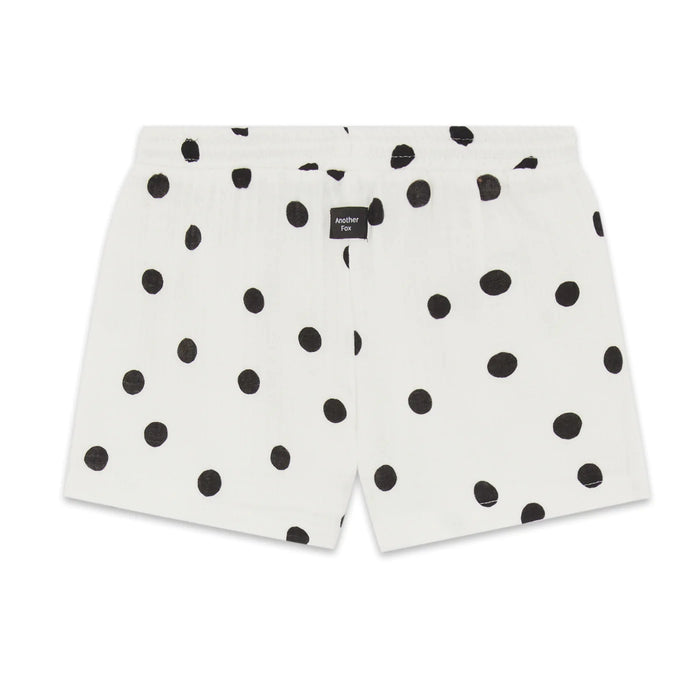 Another Fox: Polka Spot Woven Shorts - Kids