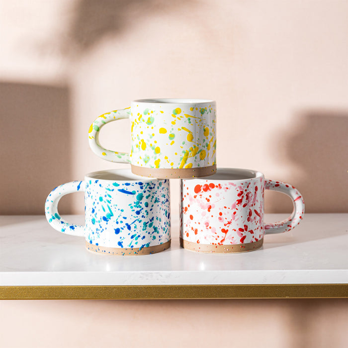 Turquoise And Blue Splatterware Mug