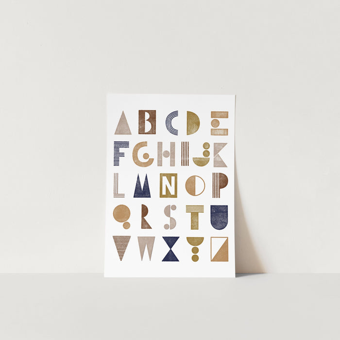 The Little Beacon Alphabet Print - A3