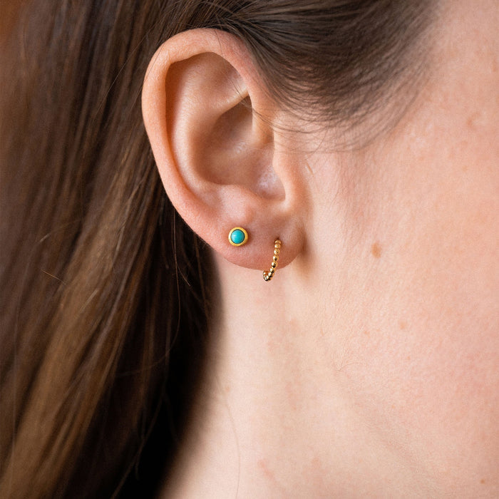 Wanderlust Life: December Birthstone Stud Earring | Turquoise